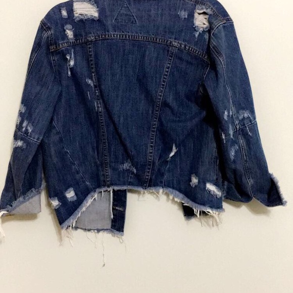 Distressed Denim Jacket - Picture 5 of 5